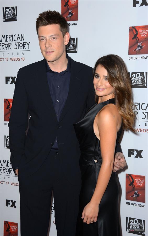 Lea Michele FST American Horror Story Asylum premiere in LA 10/13/12 