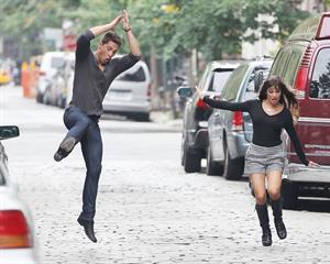 Lea Michele - On the Set of Glee - August 12, 2012