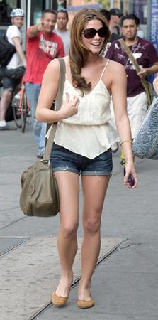 Ashley Greene out in New York City on July 7, 2010 