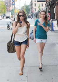 Ashley Greene out in New York City on July 7, 2010 