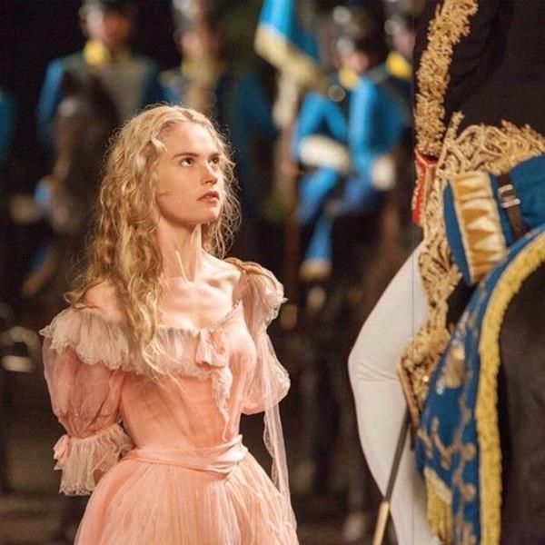 Lily James as Cinderella