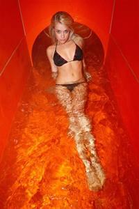 Xenia Tchoumitcheva in a bikini