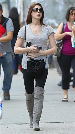 Ashley Greene shopping in New York City on March 18, 2011