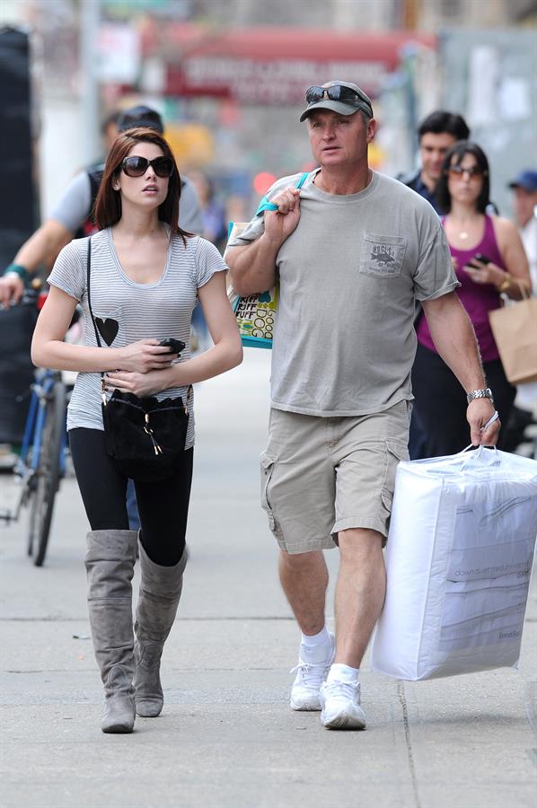 Ashley Greene shopping in New York City on March 18, 2011