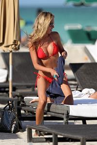 Lauren Stoner in a bikini