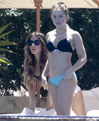 Kate Beckinsale in bikini as she fits in some sunbathing on family holiday in Mexico March 28-2013 