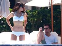 Kate Beckinsale wearing a bikini on vacation in Mexico August 22, 2013 