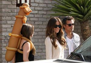 Kate Beckinsale Spotted at the Joel Silver Memorial Day party at his house in Malibu May 27, 2013 