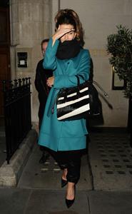Kate Beckinsale out for dinner at Scott's Restaurant in London February 18-2013 