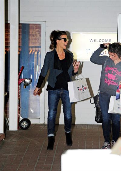 Kate Beckinsale was spotted shopping with a friend at Fred Segal in Santa Monica January 29, 2013