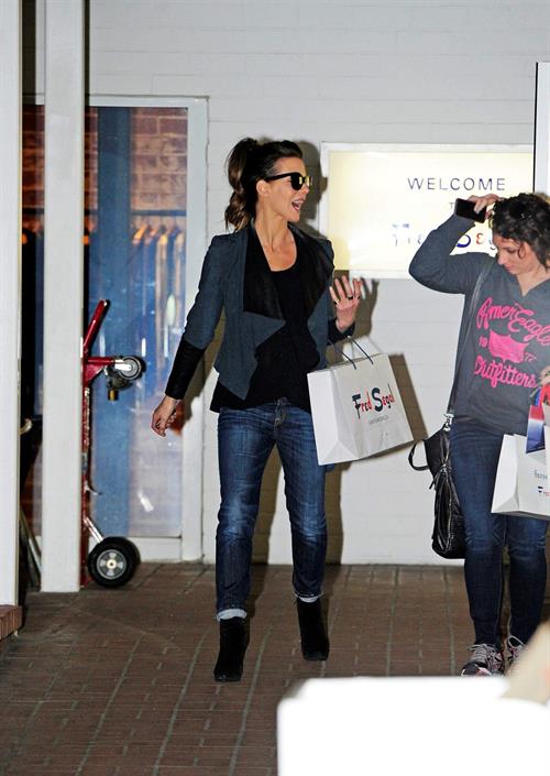 Kate Beckinsale was spotted shopping with a friend at Fred Segal in Santa Monica January 29, 2013
