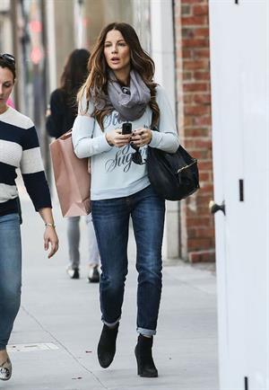 Kate Beckinsale hits up Rodeo Drive with a friend in Beverly Hills December 7, 2012 