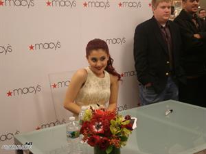 Ariana Grande Macys Lighting event in Boston November 26, 2010