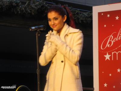 Ariana Grande Macys Lighting event in Boston November 26, 2010