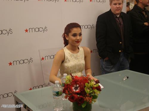 Ariana Grande Macys Lighting event in Boston November 26, 2010