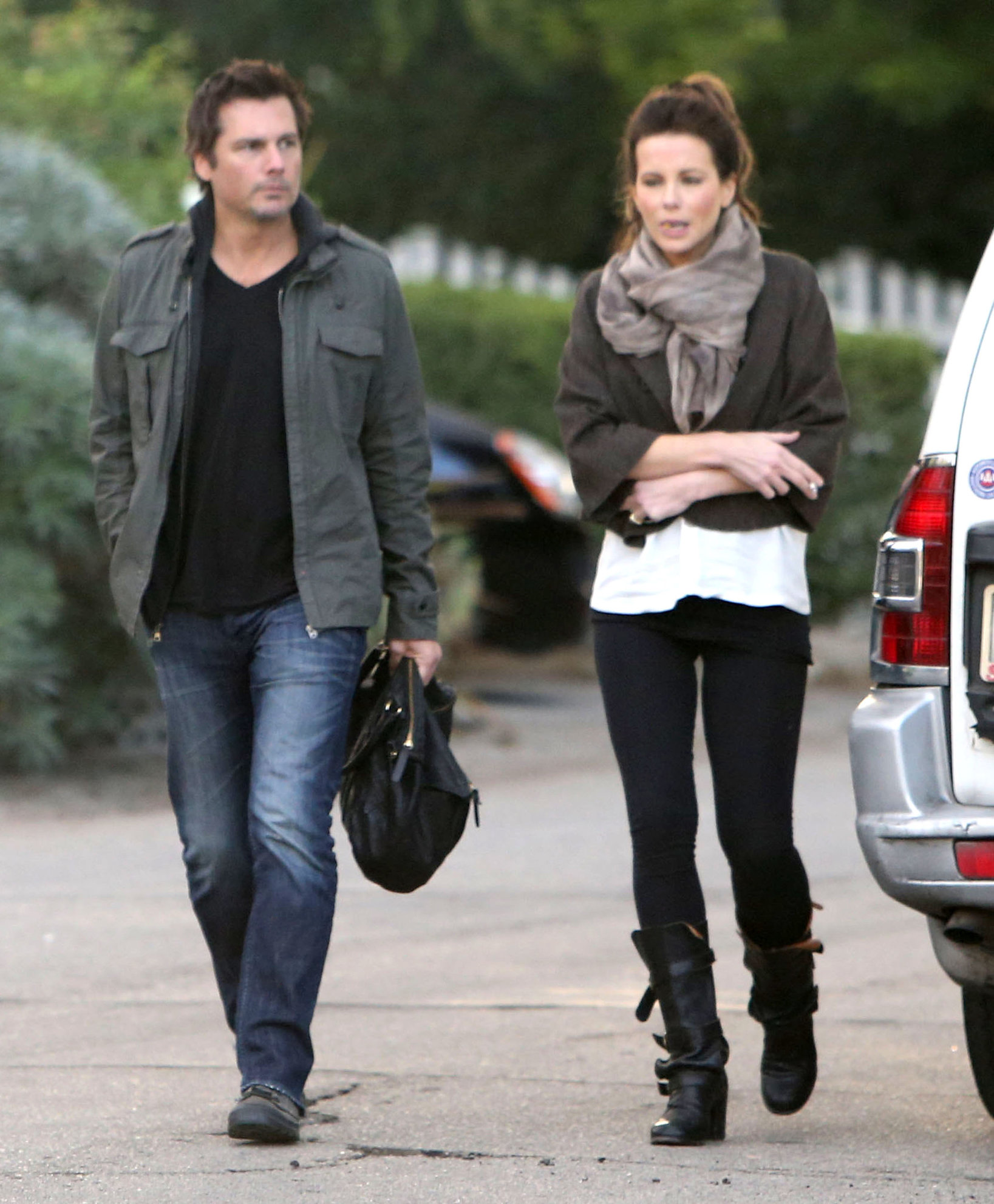 Kate Beckinsale headed to a high school football game in Studio City 11/10/12