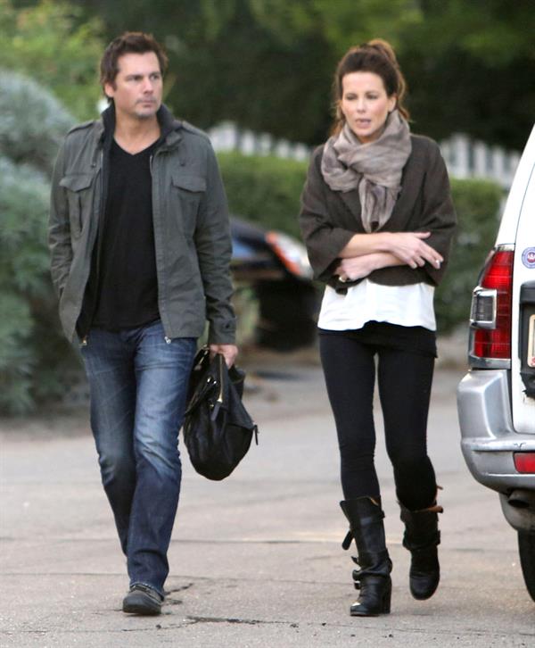 Kate Beckinsale headed to a high school football game in Studio City 11/10/12