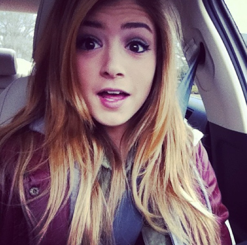 Chrissy Costanza taking a selfie