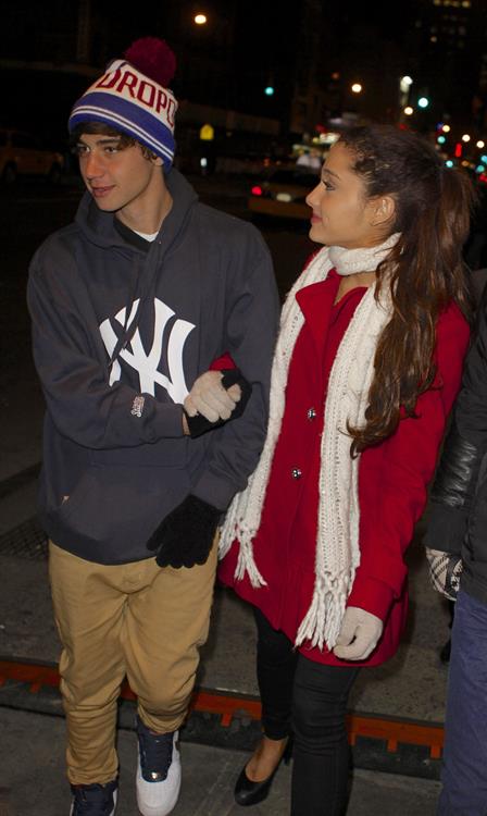 Ariana Grande in New York City 1/1/13