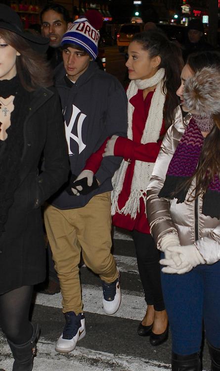Ariana Grande in New York City 1/1/13