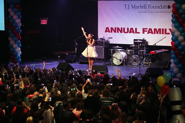 Ariana Grande TJ Martell Foundation Concert New York City April 22, 2012 