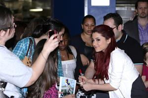 Ariana Grande promoting Nickelodeons Victorious at Planet Hollywood on April 30, 2010 in New York City