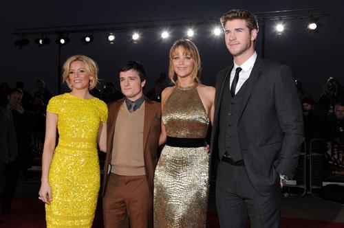 Jennifer Lawrence at the Hunger Games UK premiere on March 14, 2012 