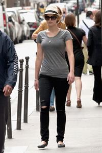Jennifer Lawrence out about in Paris, France on 3-7-2012