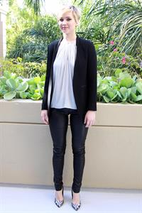 Jennifer Lawrence The Hunger Games: Catching Fire press conference in Beverly Hills, November 8, 2013 