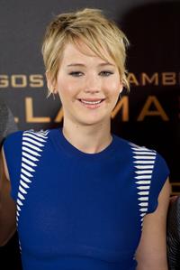 Jennifer Lawrence  The Hunger Games - Catching Fire  Madrid Photocall on Nov 13, 2013 