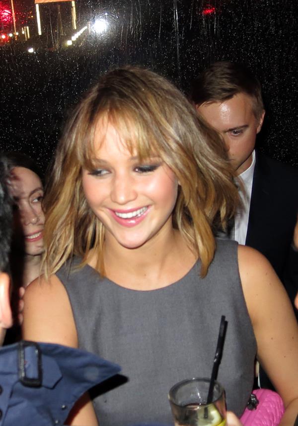 Jennifer Lawrence's Lionsgate's The Hunger Games: Catching Fire Cannes Party at Baoli Beach sponsored by COVERGIRL 