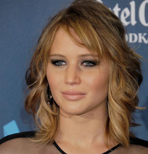 Jennifer Lawrence 24th Annual GLAAD Media Awards in Los Angeles, Apr. 20, 2013 