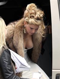 Jennifer Lawrence - On the set of an untitled movie, in Boston 4/1/2013 