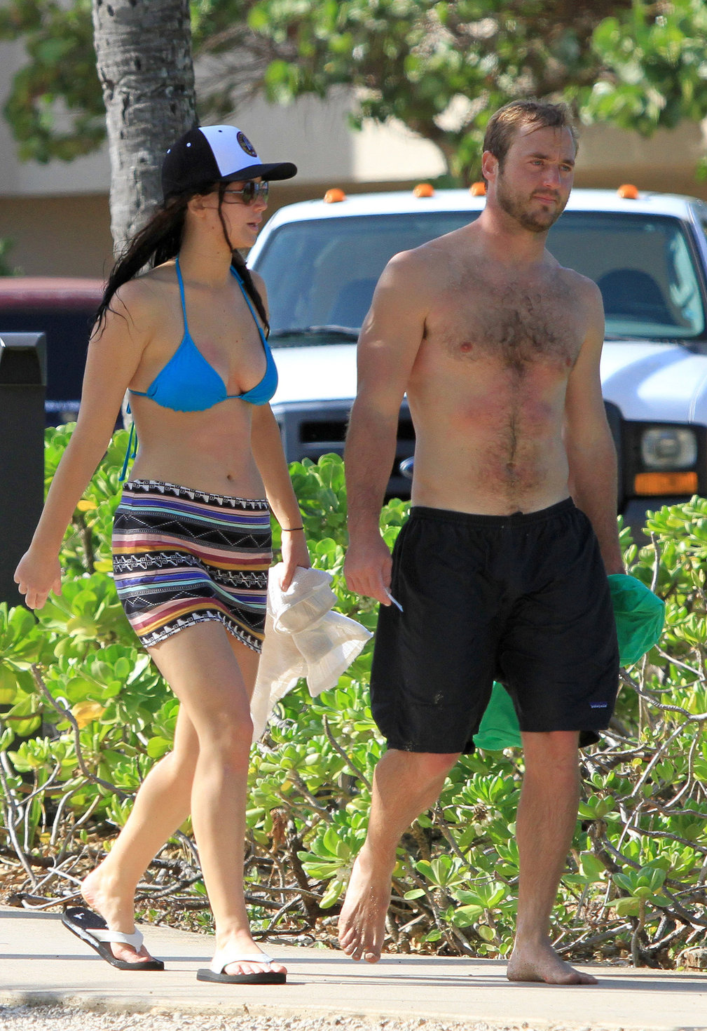 Jennifer Lawrence bikini candids in Maui 11/21/12 