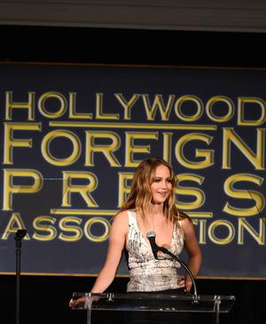 Jennifer Lawrence The Hollywood Foreign Press Association Annual Installation Luncheon in L.A 9.8.2012 