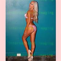 Krystal Dawson in a bikini