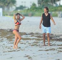Kim Kardashian - Bikini Candids in Miami 