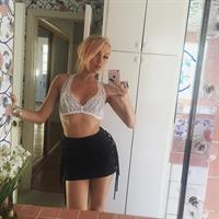 Imogen Anthony taking a selfie