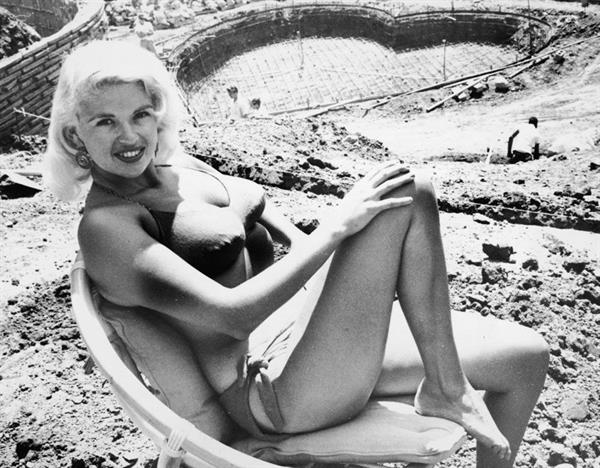 Jayne Mansfield in a bikini