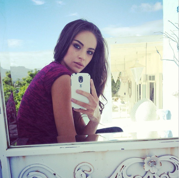 Nicole Meyer taking a selfie