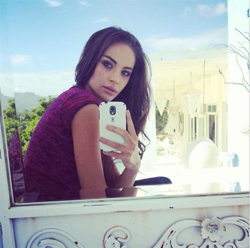 Nicole Meyer taking a selfie