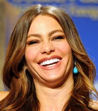 Sofia Vergara at the 69th annual Golden Globe Award Vominations on December 15, 2011