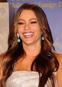 Sofia Vergara at the 69th annual Golden Globe Award Vominations on December 15, 2011