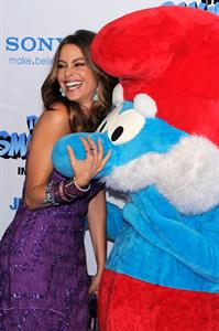 Sofia Vergara at The Smurfs World Premiere on July 24, 2011 