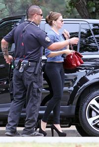 Sofia Vergara Set of Modern Family in Los Angeles - October 23, 2012