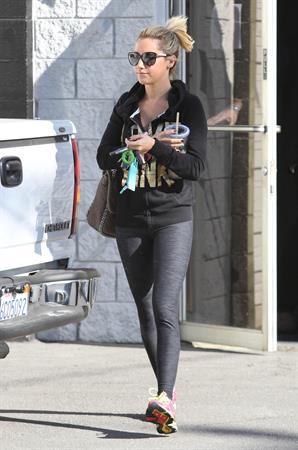 Ashley Tisdale out and about in LA 12/11/12 