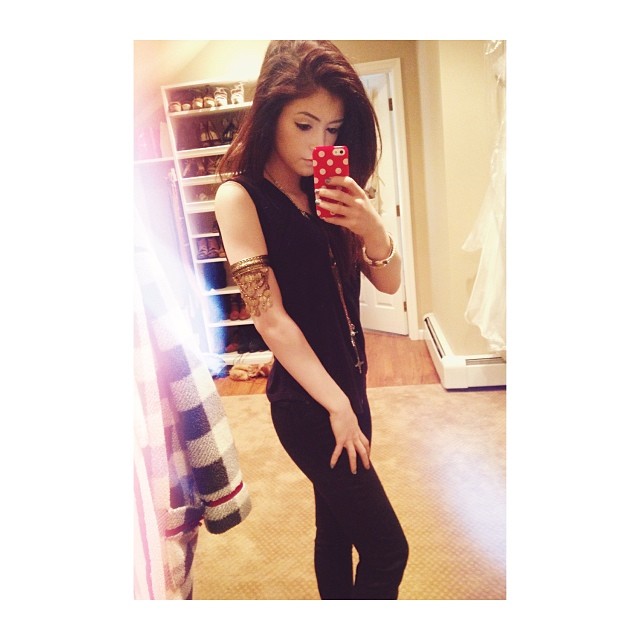 Chrissy Costanza taking a selfie