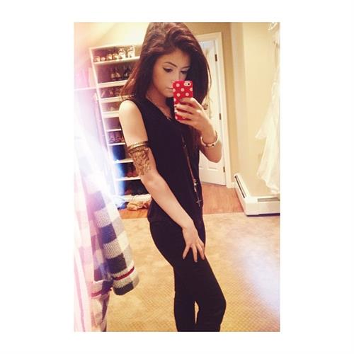 Chrissy Costanza taking a selfie