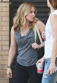 Kristen Bell - On the set of Veronica Mars in Los Angeles on June 27, 2013