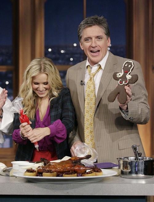 Kristen Bell 'The Late Late Show with Craig Ferguson' - December 11, 2008  